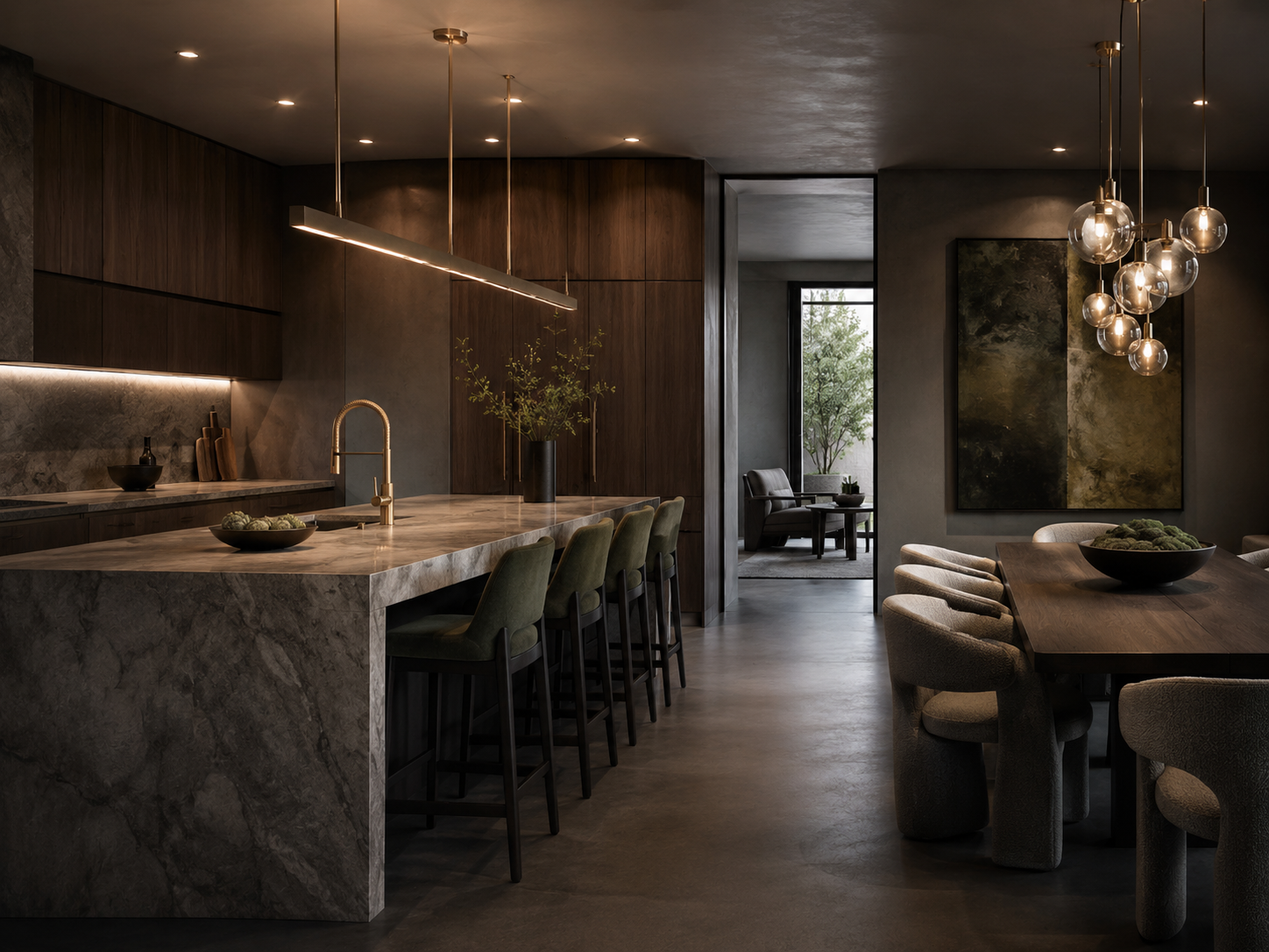 Kitchen and dining concept